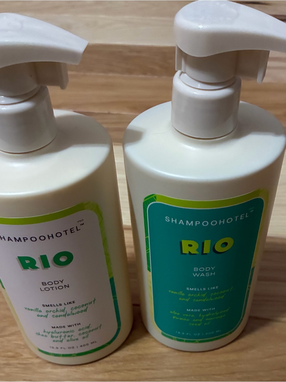 SHAMPOOHOTEL RIO Body Lotion & Body Wash Set